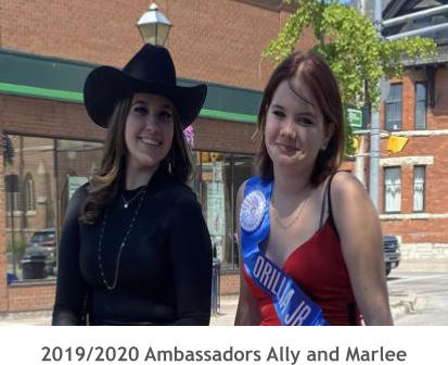 2019/2020 Ambassadors Ally and Marlee